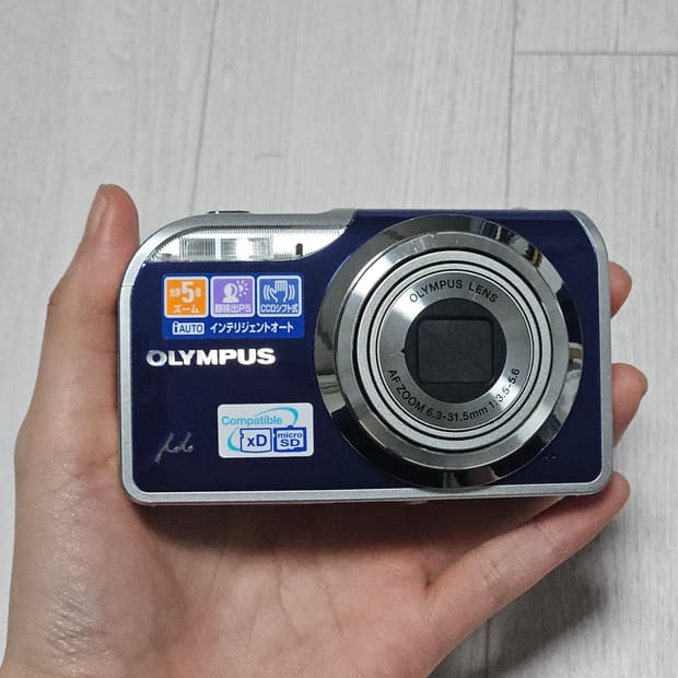 올림푸스 뮤 5000 블루 디지털카메라 (작례ㅇ)