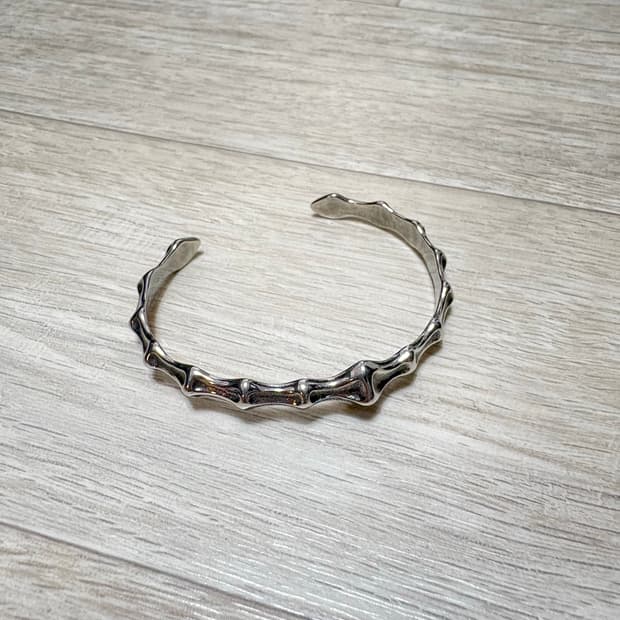 빈티지 무광 본즈 해골 팔찌 써지컬