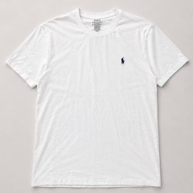 Polo 폴로 랄프로렌 화이트 라운드 반팔