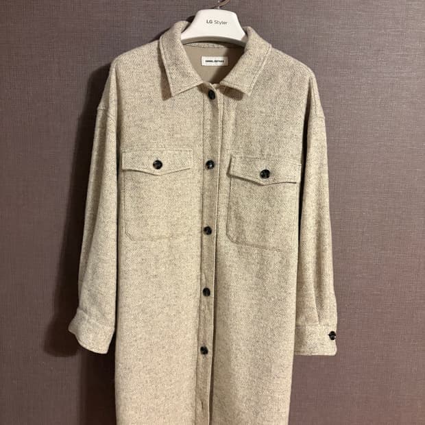 🤍 EMMEL REFINES 헤링본 셔츠 자켓/ Japan