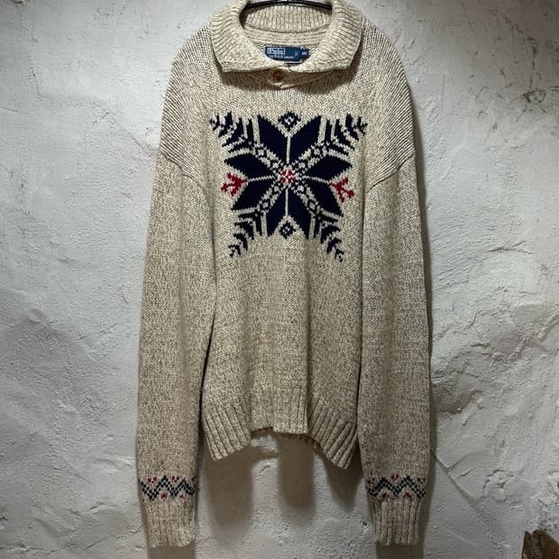 폴로랄프로렌 Polo Ralph Lauren 울 노르딕 니트 스웻