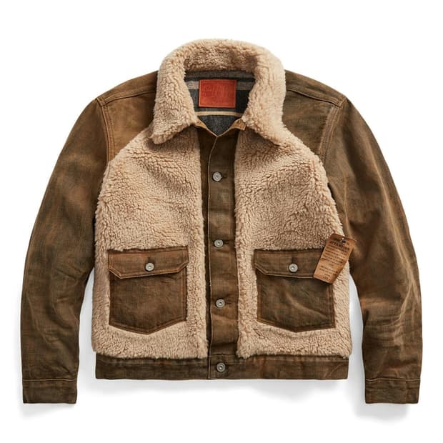 [구매 / L] 더블알엘 그리즐리 데님 자켓