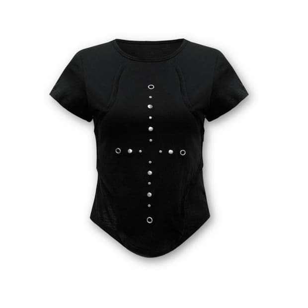 S/NO.27 PATCH RIVET T-SHIRT