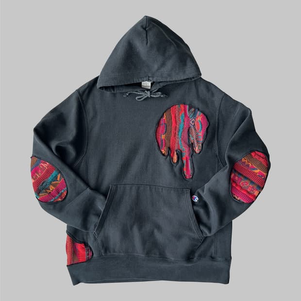 knit pattern sweatshirt no.6