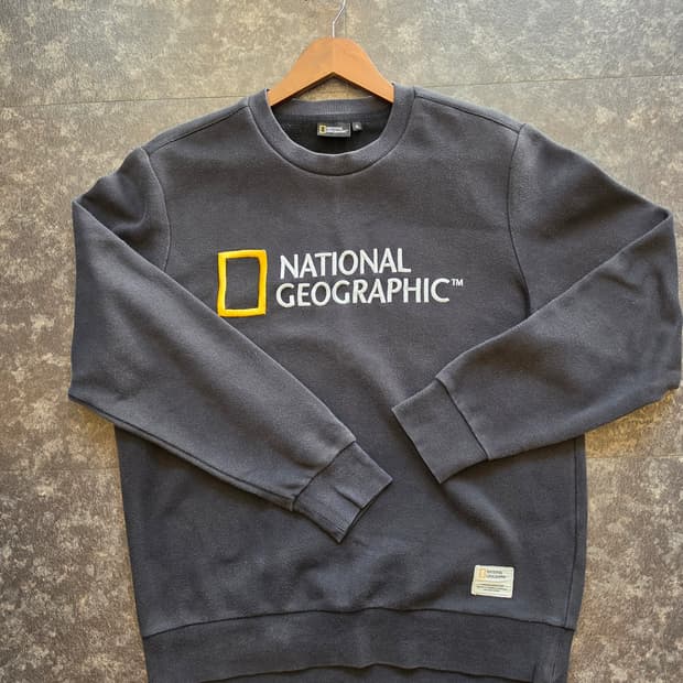 네셔널지오그래픽 기모 맨투맨 - XL