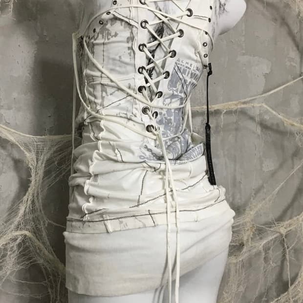 (구해요) salvage 샐비지 슬리브리스 원피스 비아