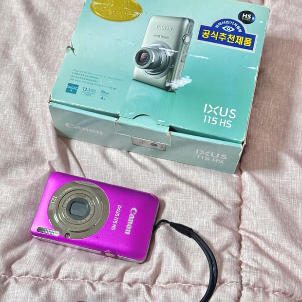 Canon ixus 115 hs 캐논 익서스 핑크 디카