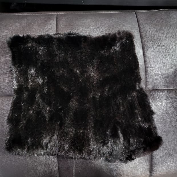 리얼 밍크 넥워머