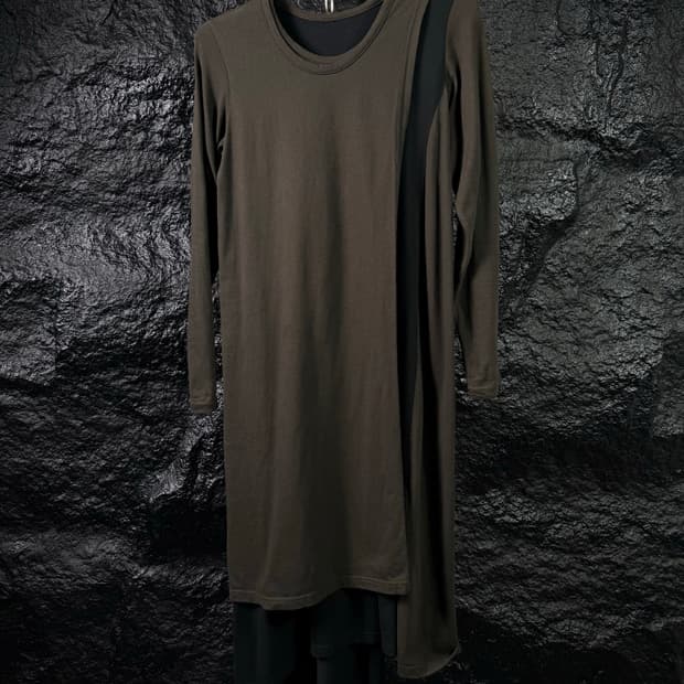 Ground Y Layered Asymmetric Long Tunic