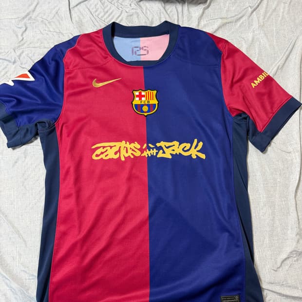 24-25 나이키 바르셀로나 홈 라민야말 19 풀패치 판매합니다