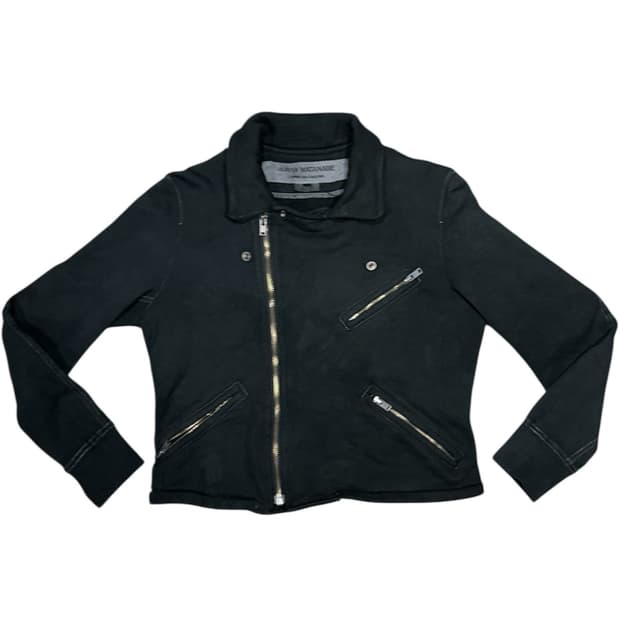 2013 준야 와타나베 전면부 3중 지퍼 면 라이더 자켓