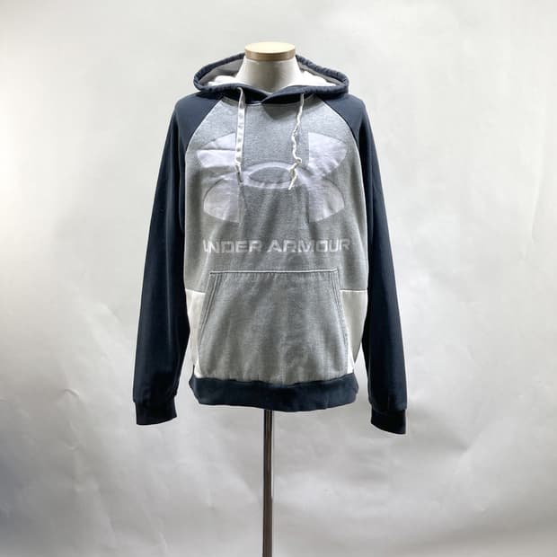 언더아머 남성후드티셔츠 블랙그레이 XL