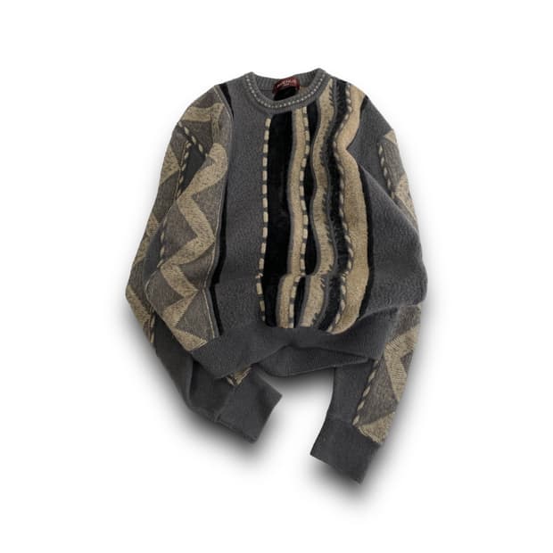 [L] AVENUE 빈티지 케이블 니트