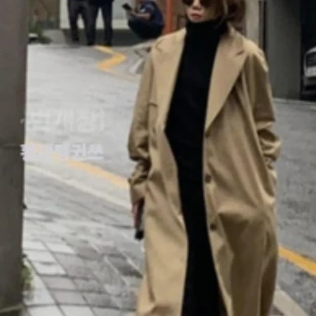 마뗑킴 마땡킴 트렌치 코트 ~F