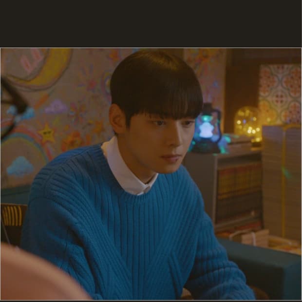 [XL]닐바렛 케이블 니트 여신강림 차은우 니트