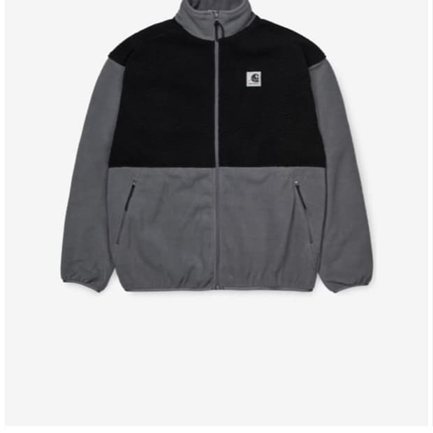 carhartt fleece 블랙/그레이 xl