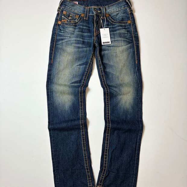 트루릴리젼 00's Y2K 스트레이트 데님 팬츠 PN8347