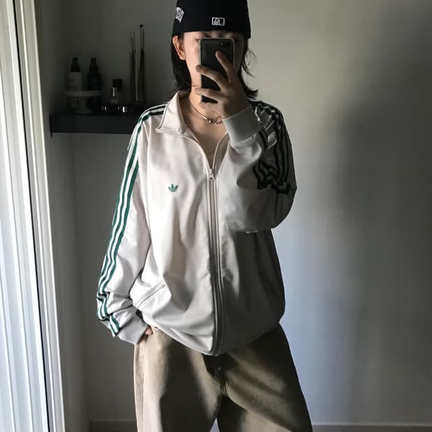 아디다스 오리지널스 트랙 자켓 젠더 뉴트럴 블리스 컬리지 에이트 그린