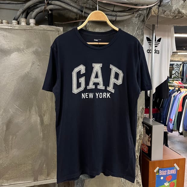 갭 반팔티 네이비 S #csz452