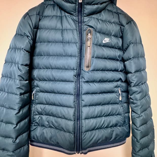 나이키 여성용 후드 구스다운 패딩
