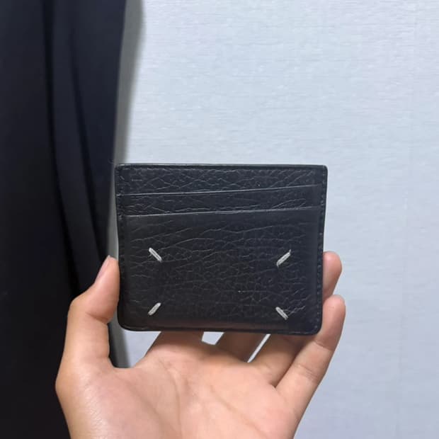 마르지엘라 블랙 카드지갑