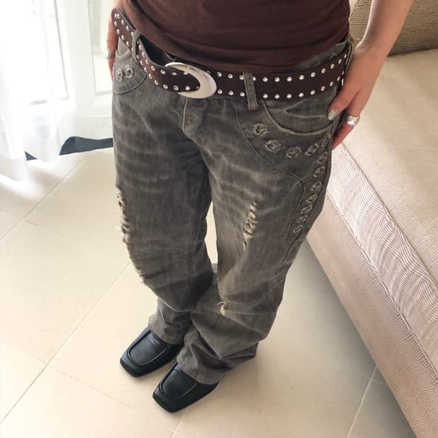 gracy stud jean
