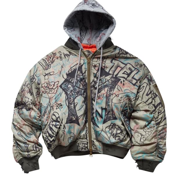 Mowalola grafiti bomber V2