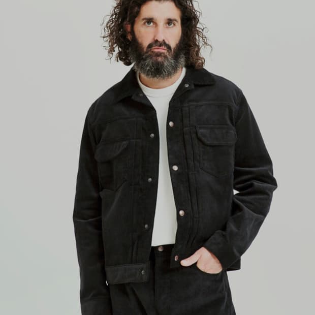 유니폼브릿지 코듀로이 트러커 자켓 L