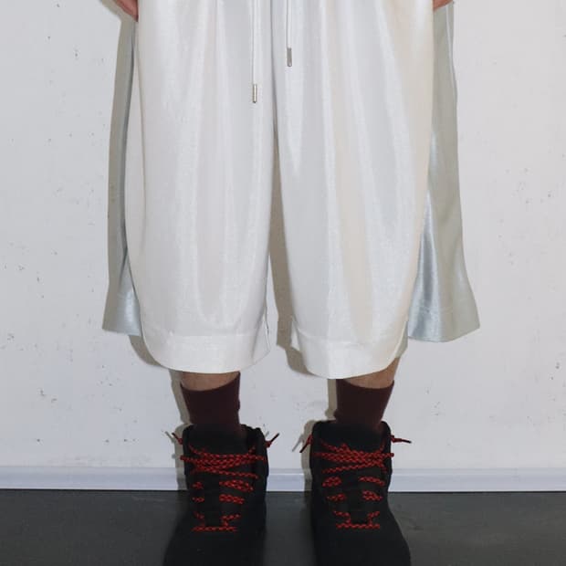 빈센트 보일리-샤틀랭 배기 볼 쇼츠 화이트