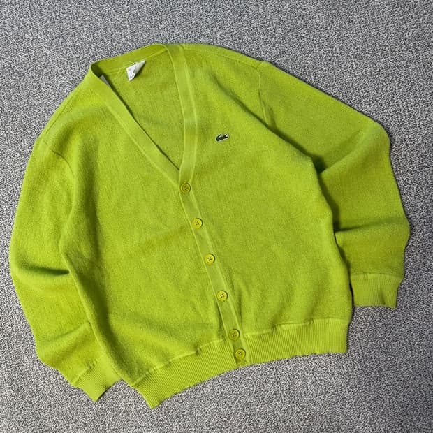 라코스테 니트 가디건
