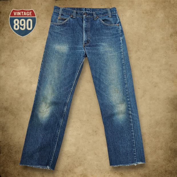 [31] Levi's 리바이스 20505 80s 오렌지탭 데님 청바지