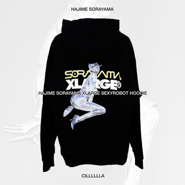 HAJIME SORAYAMA 하지메 소라야마 섹시로봇 엑스라지 후디