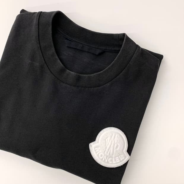Moncler 몽클레어 블랙 로고 반팔 티셔츠