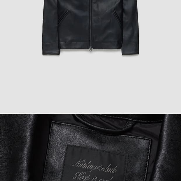 칼하트 wip 디트로이트 레더 재킷 L