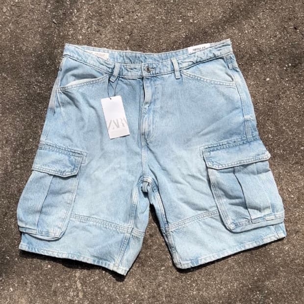[Zara] work cargo short 36