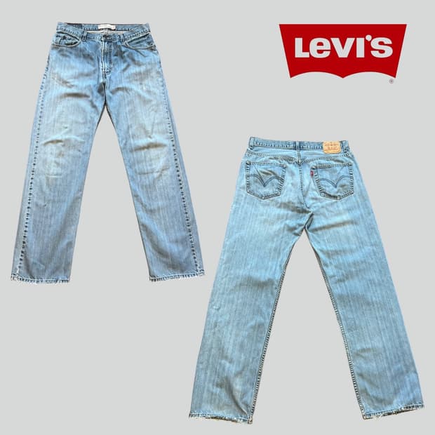 [W36 L36]00'S 리바이스 559 데님 팬츠