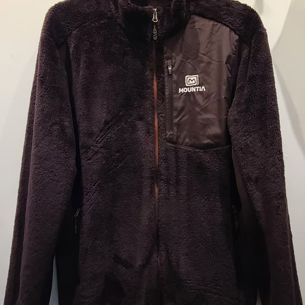 마운티아 브라운 플리스자켓 