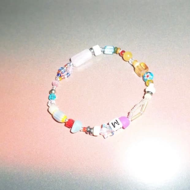 빈티지 비즈 팔찌 