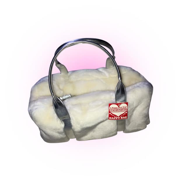 tralala 트랄라라 갸루 히메갸루 화이트 퍼 백