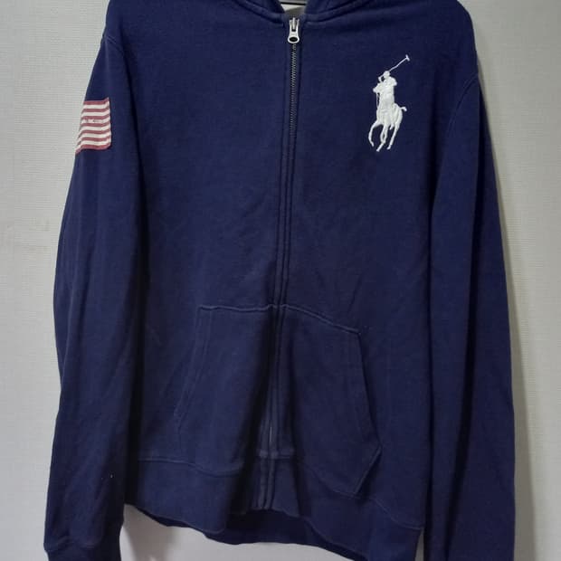 폴로 POLO 빅포니 성조니 후드집업 90/W