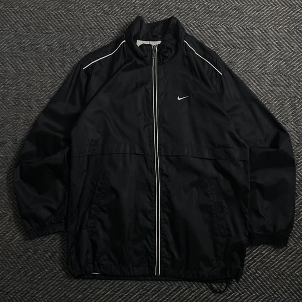 00s 나이키 올드스쿨 디테일 블랙 바람막이o 4175