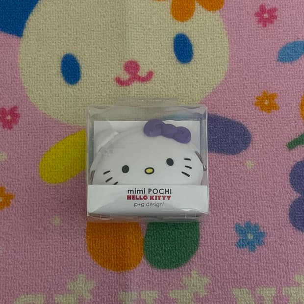 [새상품] 헬로키티 미미포치 동전지갑 키티 가마구치 보라리본