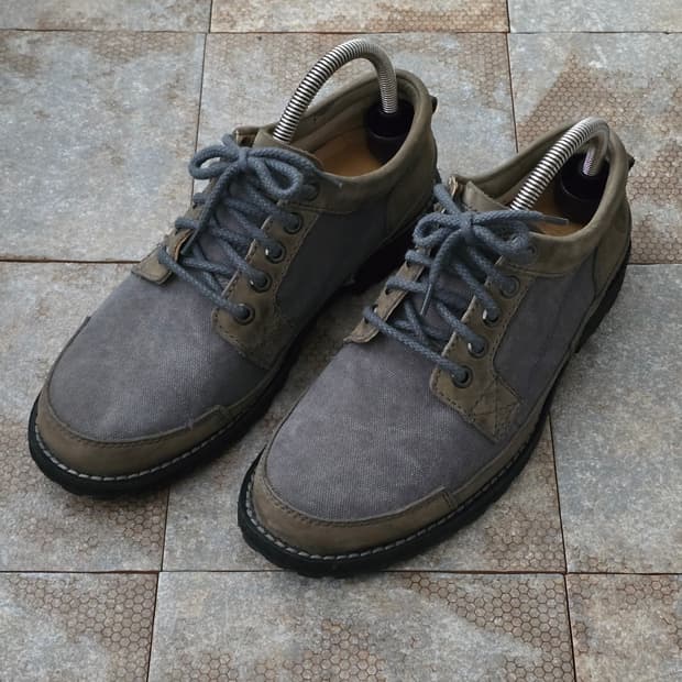 (260)팀버랜드 레이스업 캔버스 로우 워커