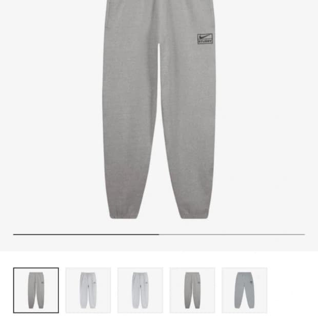 Nike x Stussy 플리스 팬츠 m 나투시 스투시 나이키