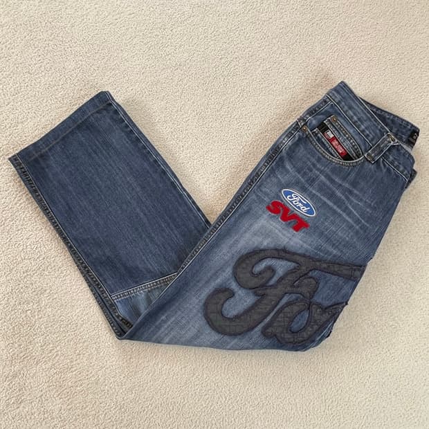 푸부x포드 콜라보 데님팬츠