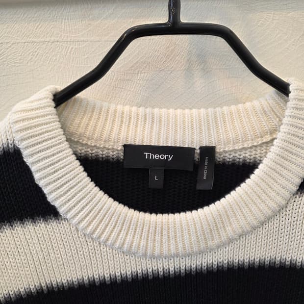 Theory 씨어리 스트라이프 니트 L