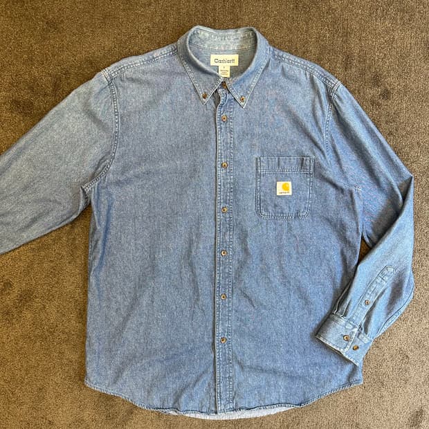 칼하트 데님 셔츠 L