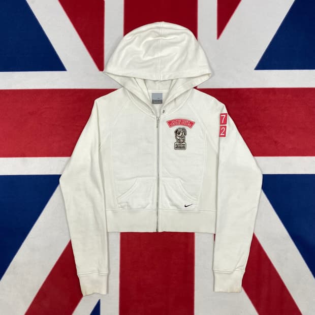 나이키 크롭 후드집업 여성 M 