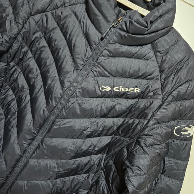 아이더 차콜 덕다운 경량패딩