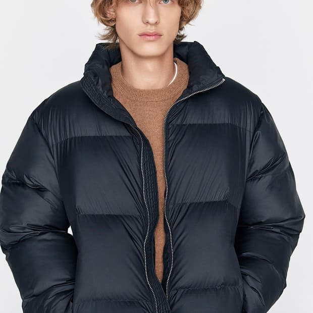 지오다노 울트라 웜 패딩 푸파 블랙 XL (새상품)